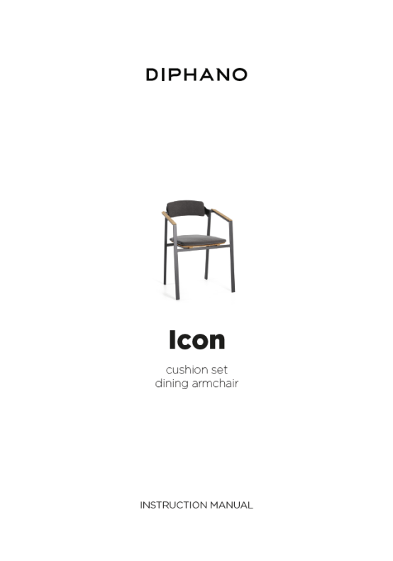 Diphano_IM_Icon_Dining armchair_Cushion set_A5