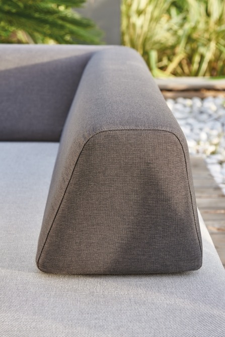 upholstered fabric on outdoor sofa