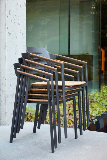 stackable Icon dining armchair