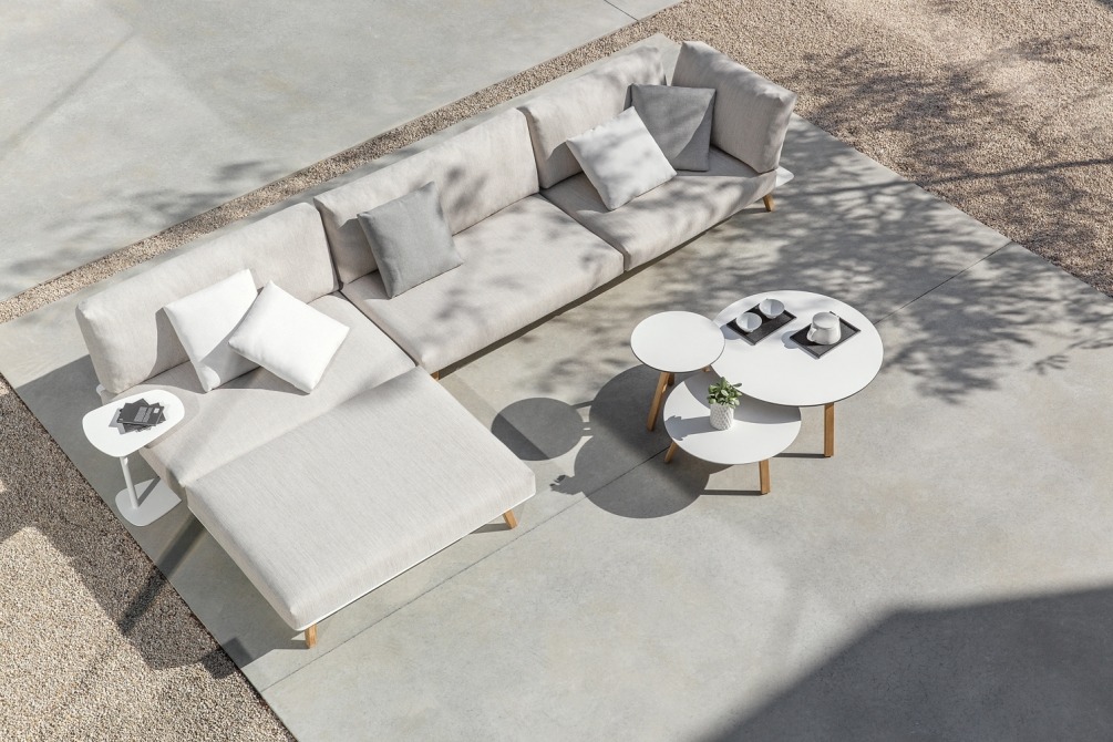 Link modular lounge set on terrace