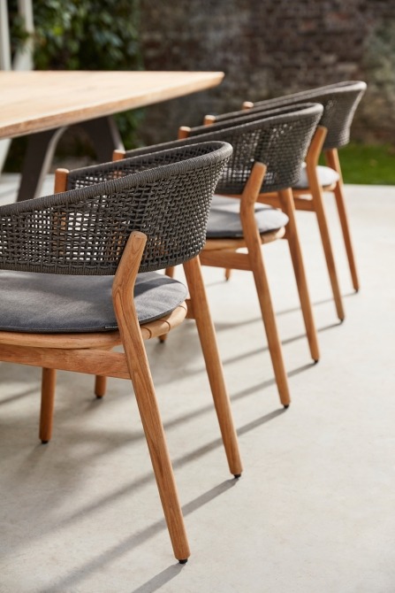 Spirit dining armchairs in rope